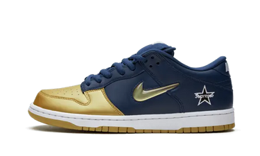 Nike SB Dunk Low Supreme Jewel Swoosh Gold - CK3480-700 - View 1 | Next Step