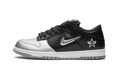 Nike SB Dunk Low Supreme Jewel Swoosh Silver - CK3480-001 - View 1 | Next Step