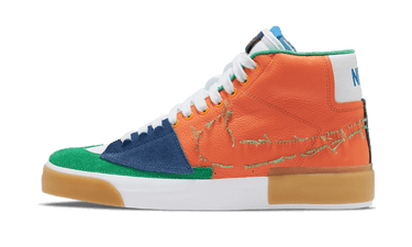 Nike SB Zoom Blazer Mid Edge Safety Orange University Gold - DA2189-800 - View 1 | Next Step