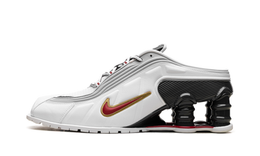 Nike Shox MR4 Mule Martine Rose Metallic Platinum Varsity Red - IM5420-100 - View 1 | Next Step