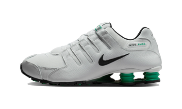 Nike Shox NZ Grey Fog Stadium Green Black - IQ8263-001 - View 1 | Next Step