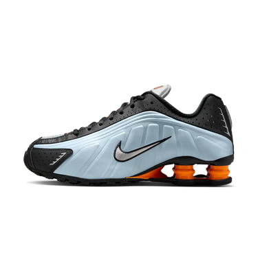 Nike Shox R4 Blue Tint Total Orange Black Metallic Silver - AR3565-401 - View 1 | Next Step