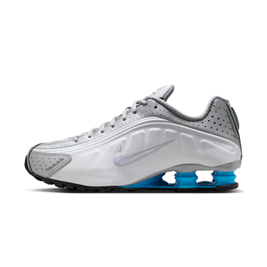 Nike Shox R4 Metallic Silver White Blue Lagoon | Next Step
