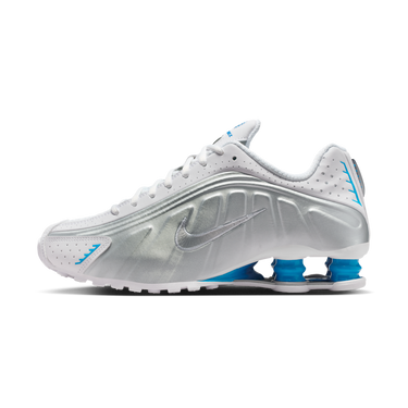 Nike Shox R4 White Blue Hero Silver - AR3565-105 - View 1 | Next Step