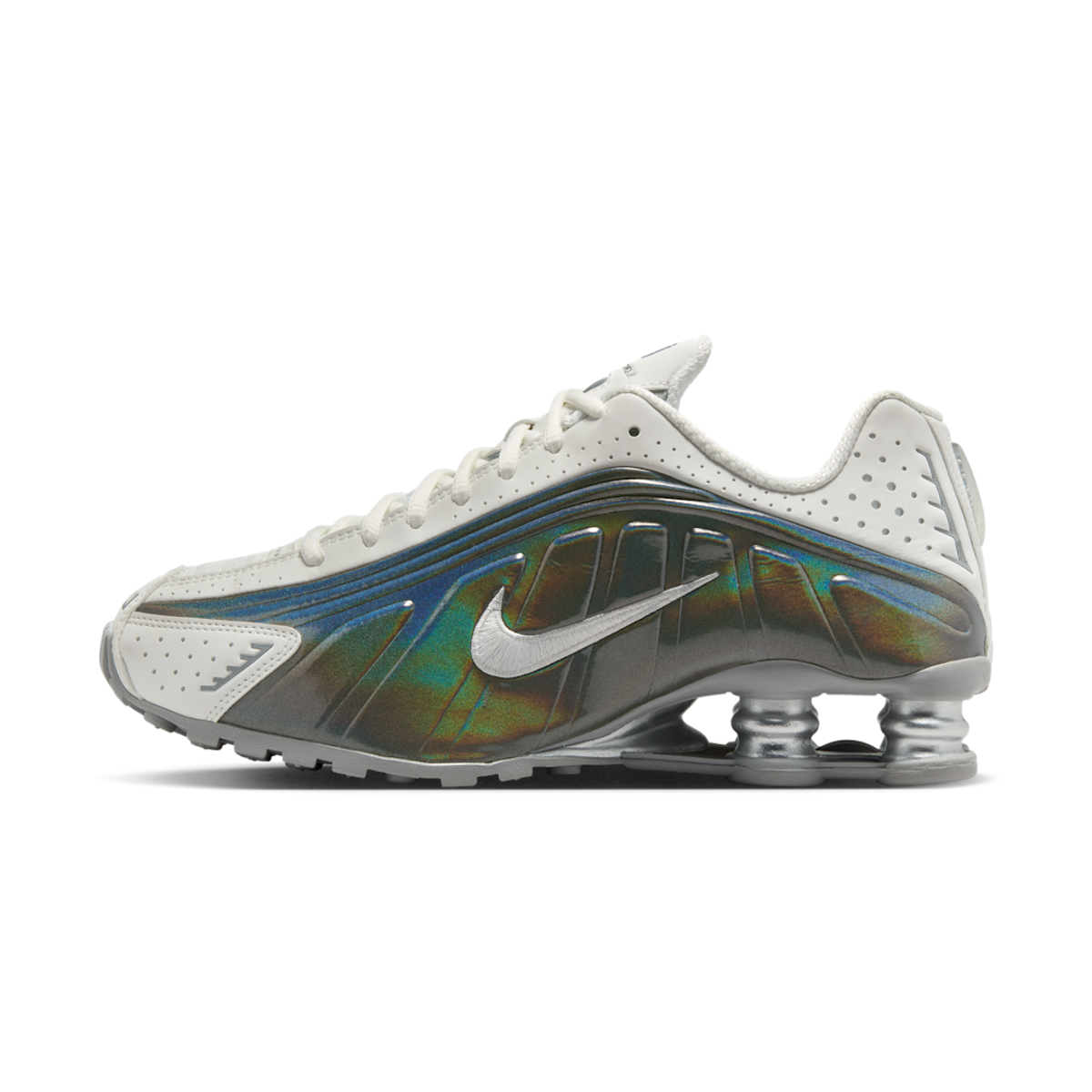 Nike Shox R4 White Iridescent (Women's)