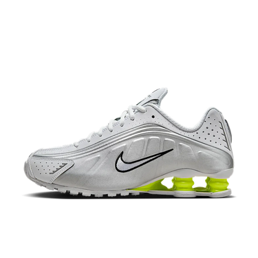 Nike Shox R4 White Metallic Silver Volt | Next Step