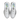 Nike Shox R4 White Metallic Silver Volt - View 3 | Next Step