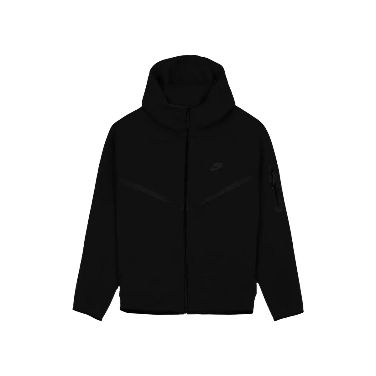 Nike Sportswear Tech Fleece Windrunner Full Zip Hoodie (FW24) Black/Black