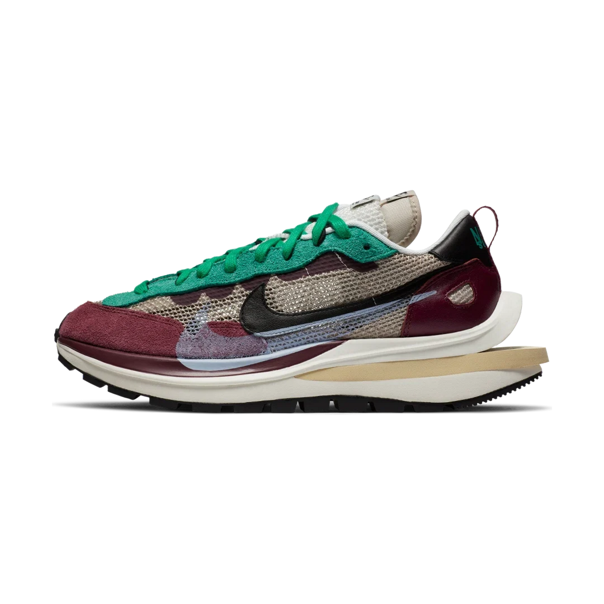 Nike Vaporwaffle sacai Villain Red Neptune Green