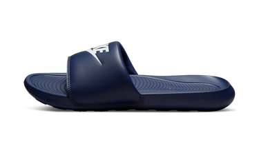 Nike Victori One Slide Midnight Navy White - CN9675-401 - View 3 | Next Step
