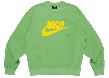 Nike x Nigo NRG Fleece Crew Sweatshirt Green - FV5941-310 - View 1 | Next Step