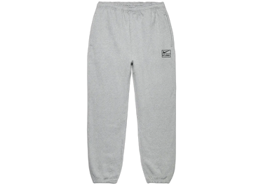 Nike x Stussy Fleece Sweatpants Grey - DO9340-063 - View 1 | Next Step