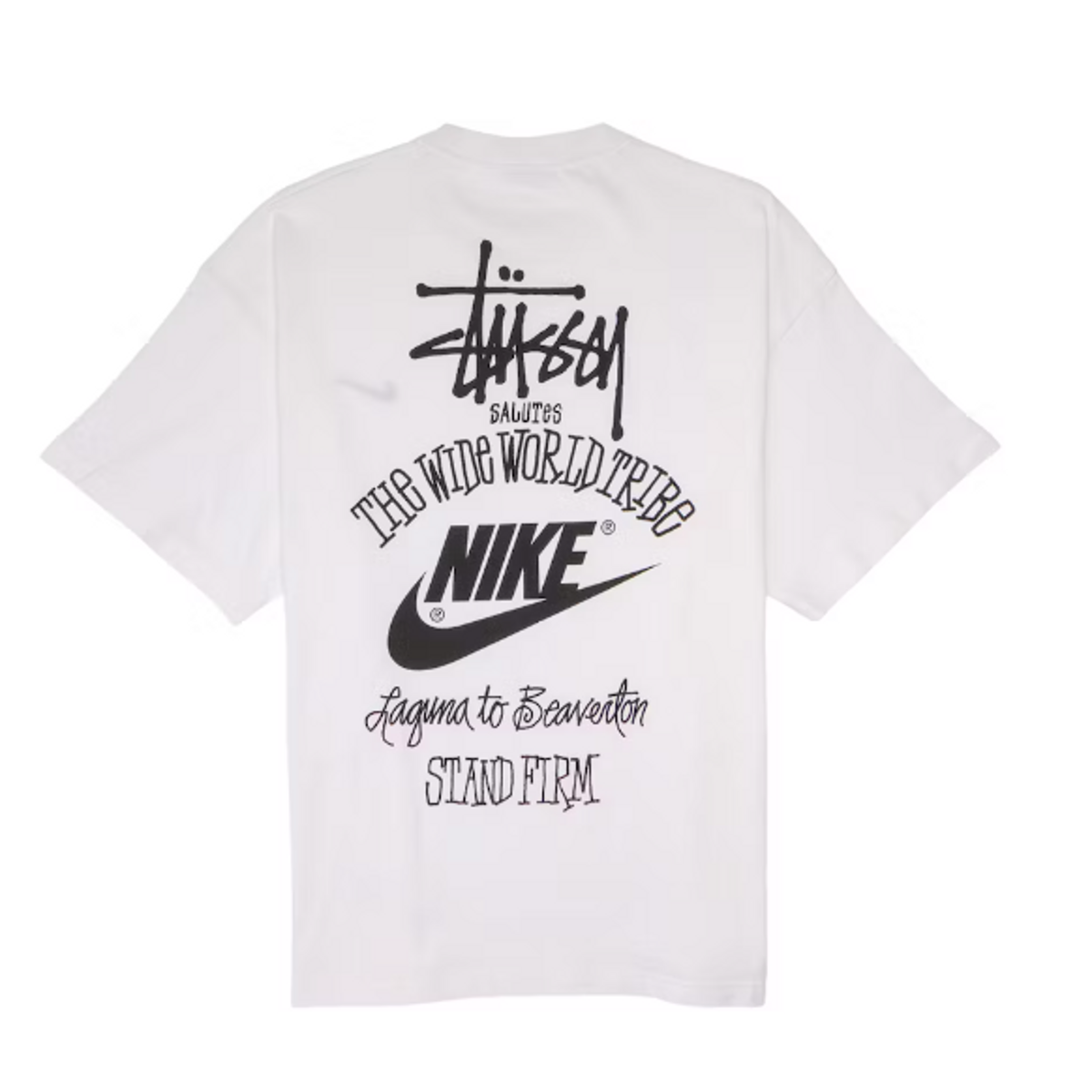 Nike x Stussy The Wide World Tribe T-Shirt White