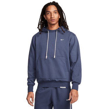 Nike Standard Issue Men's Dri-FIT Pullover Basketball Hoodie Thunder Blue/Pale Ivory