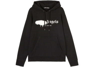 Palm Angels Las Vegas Sprayed Hoodie Black - PMBB003C99FLE0081001 - View 1 | Next Step
