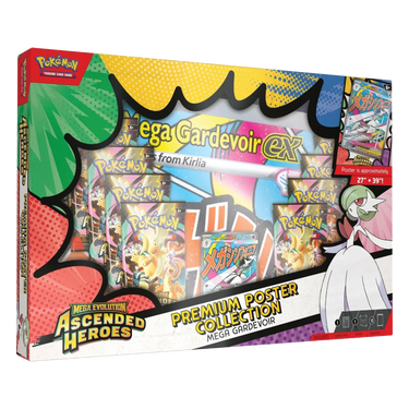 2026 Pokémon Mega Evolution Ascended Heroes Mega Gardevoir Premium Poster Collection - 860577 - View 1 | Next Step