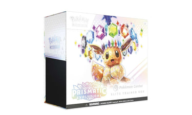 Pokémon Scarlet & Violet Prismatic Evolutions Elite Trainer Box - View 1 | Next Step