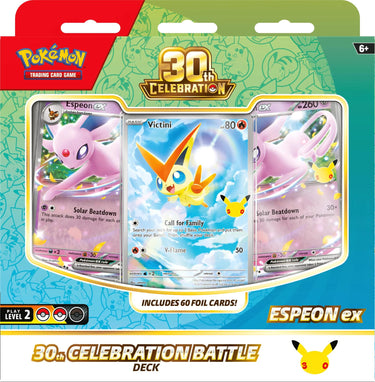 Pokémon TCG 30th Celebration: Espeon ex Battle Deck - 895562 - View 1 | Next Step