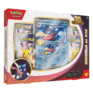 Pokémon TCG 30th Celebration: Greninja ex Box - 895558 - View 1 | Next Step