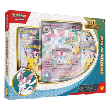 Pokémon TCG 30th Celebration: Sylveon ex Box - 895557 - View 1 | Next Step
