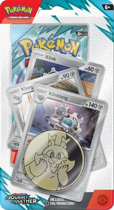 Pokémon TCG Journey Together: Klinklang Premium Checklane Blister - 805590 - View 1 | Next Step