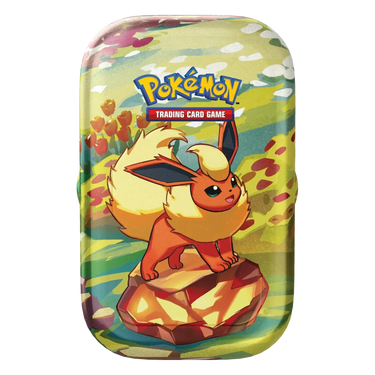 Pokémon TCG Prismatic Evolutions: Flareon Mini Tin - 798938 - View 1 | Next Step