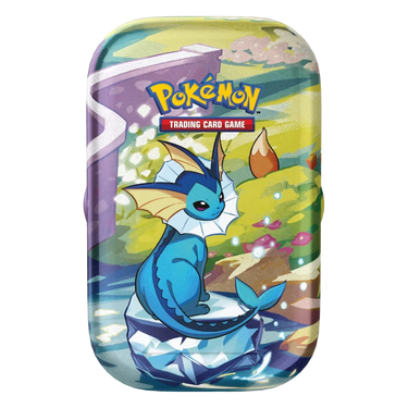 Pokémon TCG Prismatic Evolutions: Vaporeon Mini Tin - 798935 - View 1 | Next Step