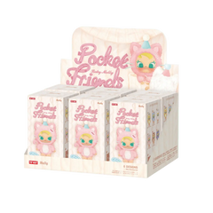 Pop Mart Baby Molly Pocket Friends Series Vinyl Plush Pendant Sealed Case (6 Blind Box)