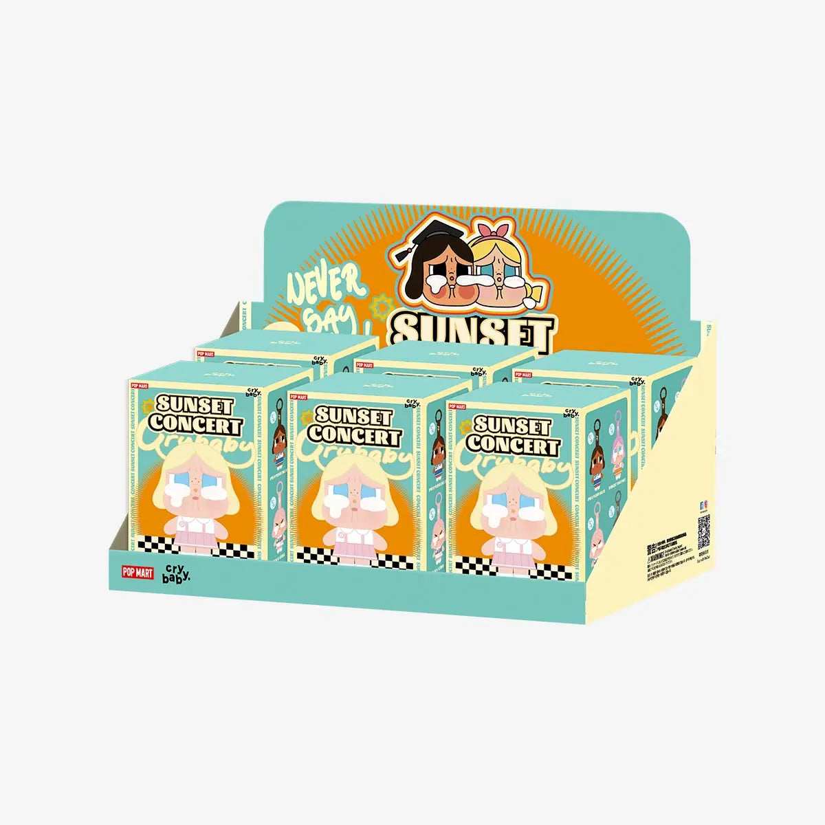 Pop Mart CRYBABY Sunset Concert Series Plush Pendant Blind Box