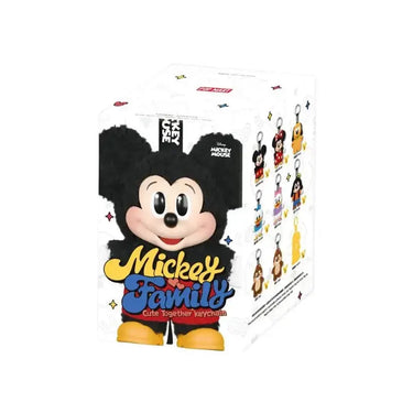 Pop Mart Disney Mickey Family Together Series Plush Keychain Blind Box Next Step