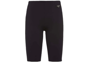 Prada Stretch Jersey Biker Shorts Black - 32128_1YQ4_F0002_S_221 - View 1 | Next Step