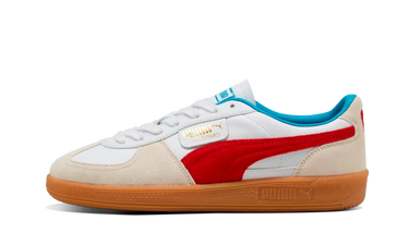 Puma Palermo Lth White For All Time Red - 396464-21 - View 1 | Next Step