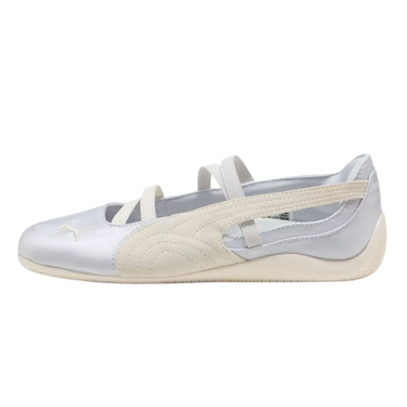 Puma Speedcat Ballet Silver Mist Warm White Satin - 404383-03 - View 1 | Next Step