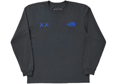KAWS x The North Face L/S T-Shirt Asphalt Grey