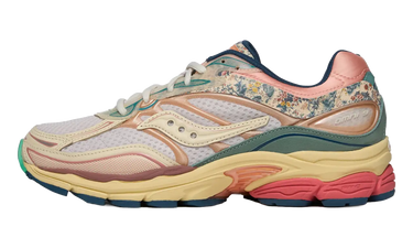 Saucony ProGrid Omni 9 Floral Beige Blue - S71015-1 - View 1 | Next Step