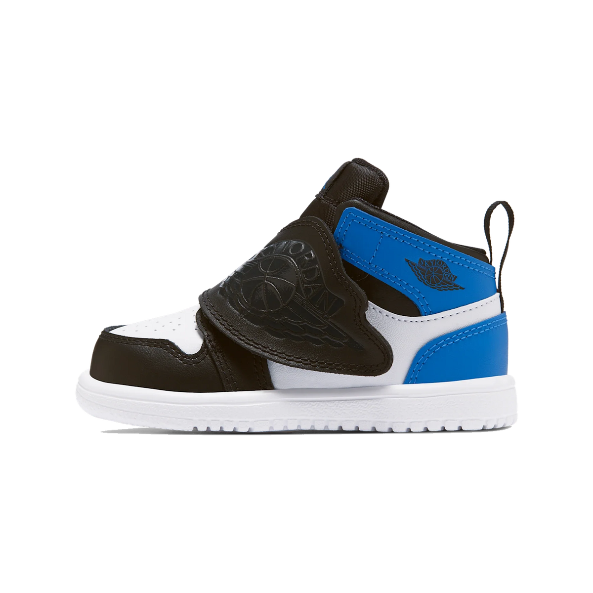 Sky Air Jordan 1 Baby and Toddler Shoe White/Black/Sport Blue
