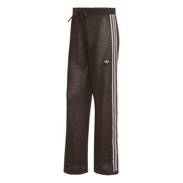Adidas Knitted Crochet Firebird Track Pants Aurora Coffee