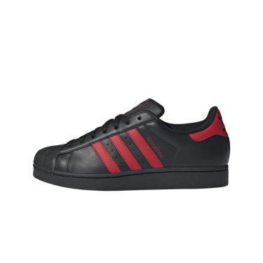 Adidas Superstar II Black Scarlet