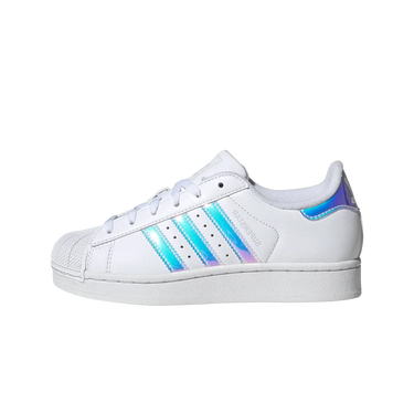Adidas Superstar II White Iridescent Stripes
