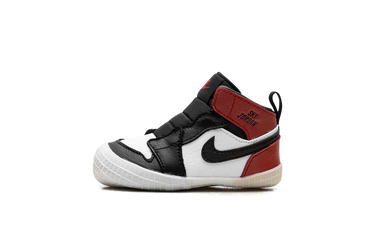 Air Jordan 1 Crib Bootie Black Toe Reimagined (I) Next Step