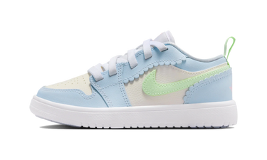 Air Jordan 1 Low ALT SE Half Blue Sail Vapor Green (PS)