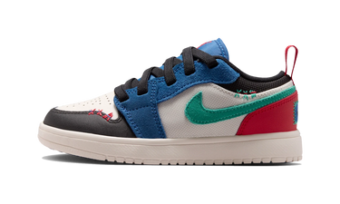 Air Jordan 1 Low ALT SE True Blue Red Kinetic Green (PS)