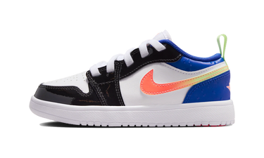 Air Jordan 1 Low ALT SE White Black Royal Bright Mango (PS)