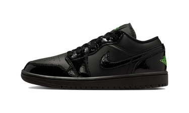 Air Jordan 1 Low SE Black Croc Scream Green
