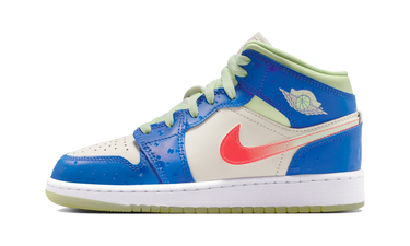 Air Jordan 1 Mid SE Game Royal Barely Volt Infrared
