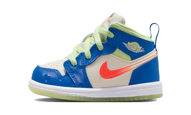 Air Jordan 1 Mid SE Game Royal Barely Volt Infrared (TD)