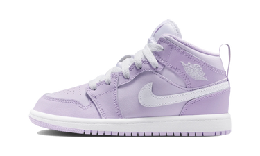 Air Jordan 1 Mid Violet Mist Barely Grape (PS)