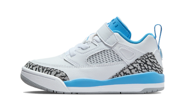 Air Jordan Spizike Low White Wolf Grey Anthracite University Blue (PS)