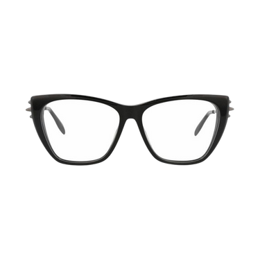 Alexander McQueen Cat Eye-Frame Acetate Optical Frames Black Ruthenium Transparent Next Step