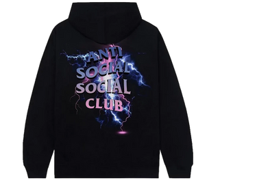 Anti Social Social Club Bolt From The Blue Hoodie Black